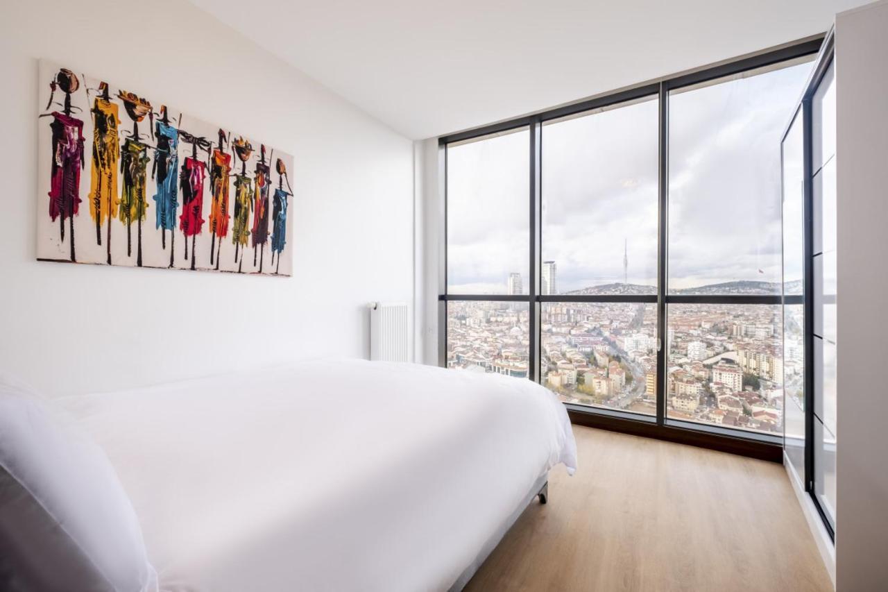 Charming Flat With City View In Atasehir Istanbul Eksteriør billede