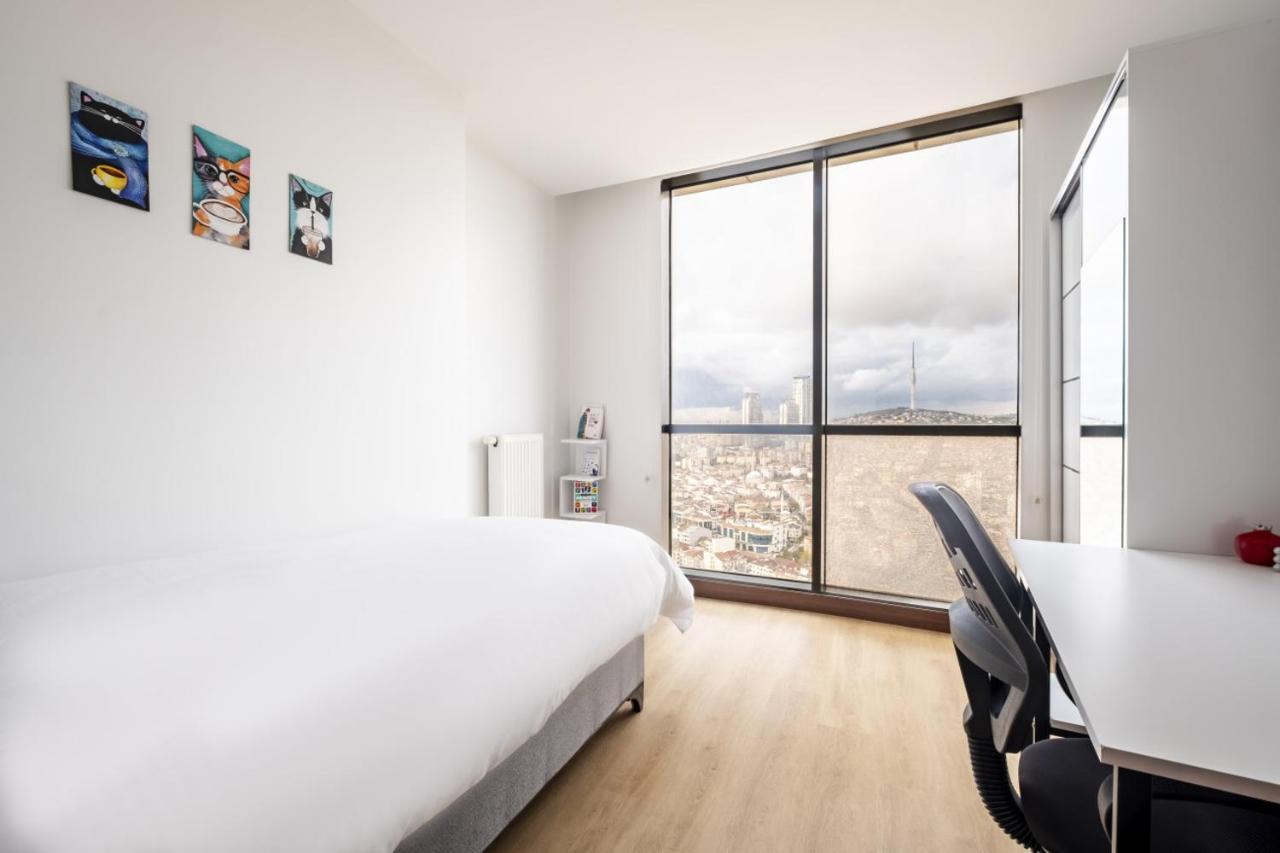 Charming Flat With City View In Atasehir Istanbul Eksteriør billede